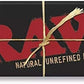RAW CLASSIC 1 1/4" SIZE NATURAL ROLLING PAPER 24 PER BOX