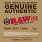 RAW CLASSIC BLACK CONE KING SIZE 1400 PER BOX