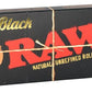RAW BLACK CLASSIC KING SIZE PRE-ROLLED CONES 20PK 12CT/BOX