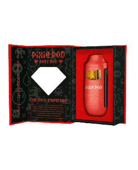 PIXIE POD RUBY RED ROSIN BADDER THC-P 4ML POD - CHERRY POPPINS