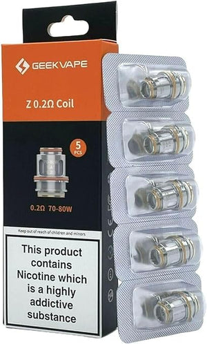GEEK VAPE MESH COIL Z1 (.2) GEEKVAPE ZEUS MESH COIL Z0.2 5CT/PACK