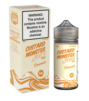 CUSTARD MONSTER SWIRL VAPE E-LIQUID 100ML - CREAMSICLE