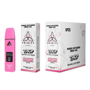 TRINITY KNOCK OUT XXL D8/HHC/THCP 3.5GM DISPOSABLE - STRAWBERRY COUGH