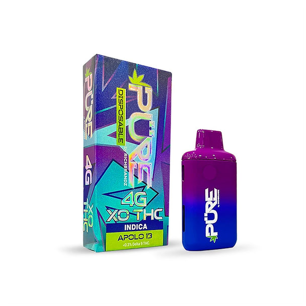 PURE DELTA 9/D8/HXY11 XO THC 4GM DISPOSABLE - APOLO 13