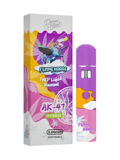 FLYING HORSE THC-A LIQUID DIAMOND 3GM DISPOSABLE - AK-47