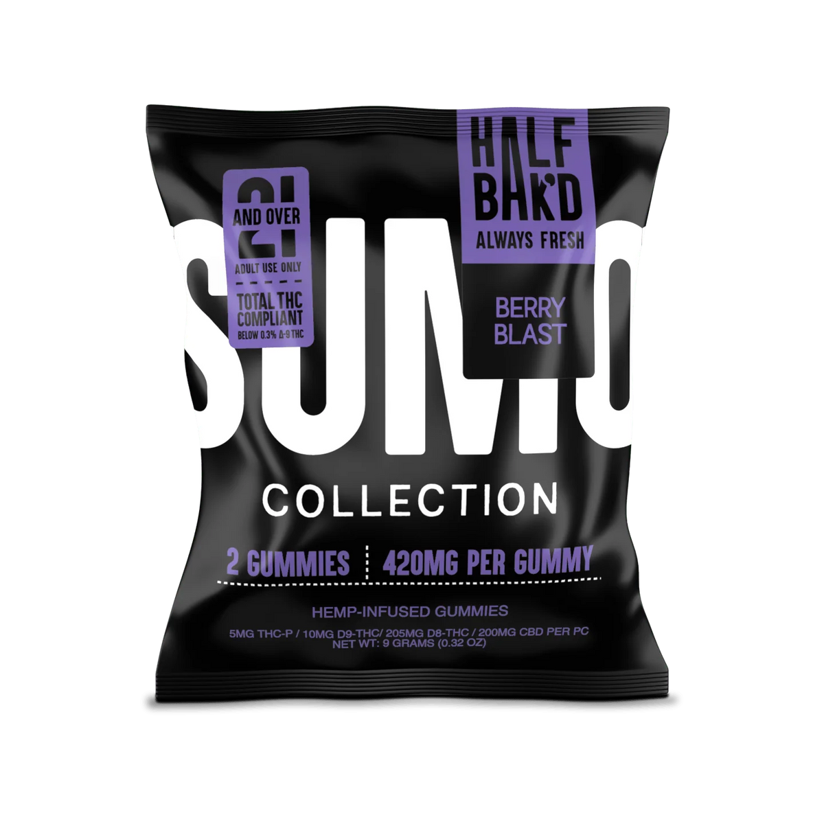 HALF BAK'D SUMO GUMMIES BERRY BLAST