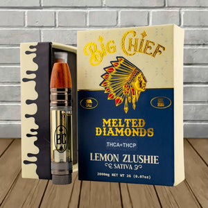 BIG CHIEF MELTED DIAMONDS CARTRIDGE STARTER KIT -LEMON ZLUSHIE