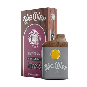 BIG CHIEF THCA/THCP 3GM DISPOSABLE - LEMON BERRY Z