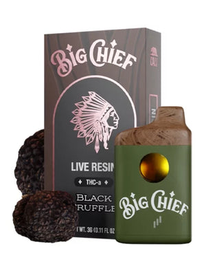 BIG CHIEF THCA 3GM DISPOSABLE - BLACK TRUFFLE