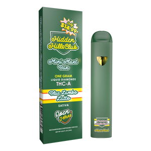 HIDDEN HILLS MINIMART BAR 1GM LIQUID DIAMONDS THC-A DISPOSABLE - BLUE LAMBO LATTO