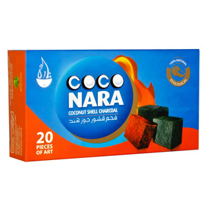 COCO NARA CHARCOAL 20PCS/BOX - 72BOX/CASE