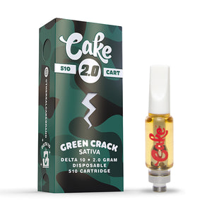 CAKE DELTA 10 510 2GM CARTRIDGE - GREEN CRACK