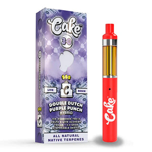 CAKE ICED DIAMONDS/THCA/D8 3GM CARTRIDGE - DOUBLE DUTCH PURPLE PUNCH