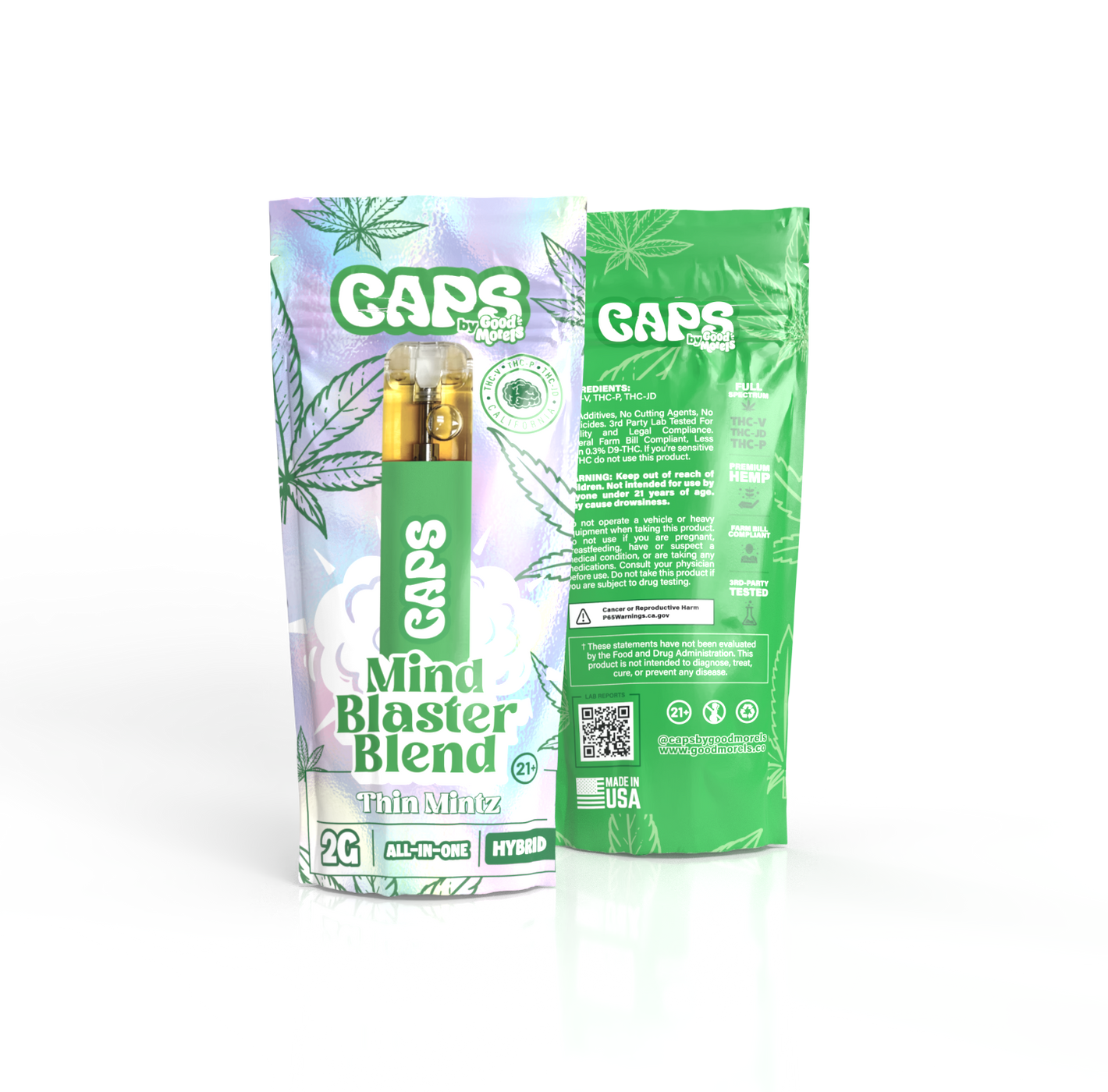 CAPS MIND BLASTER BLEND ALL IN ONE 2GM - THIN MINTZ