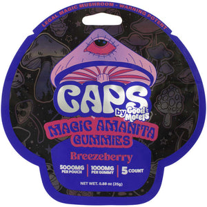 CAPS MAGIC AMANITA GUMMIES 5000MG 10CT/PACK - BREEZEBERRY