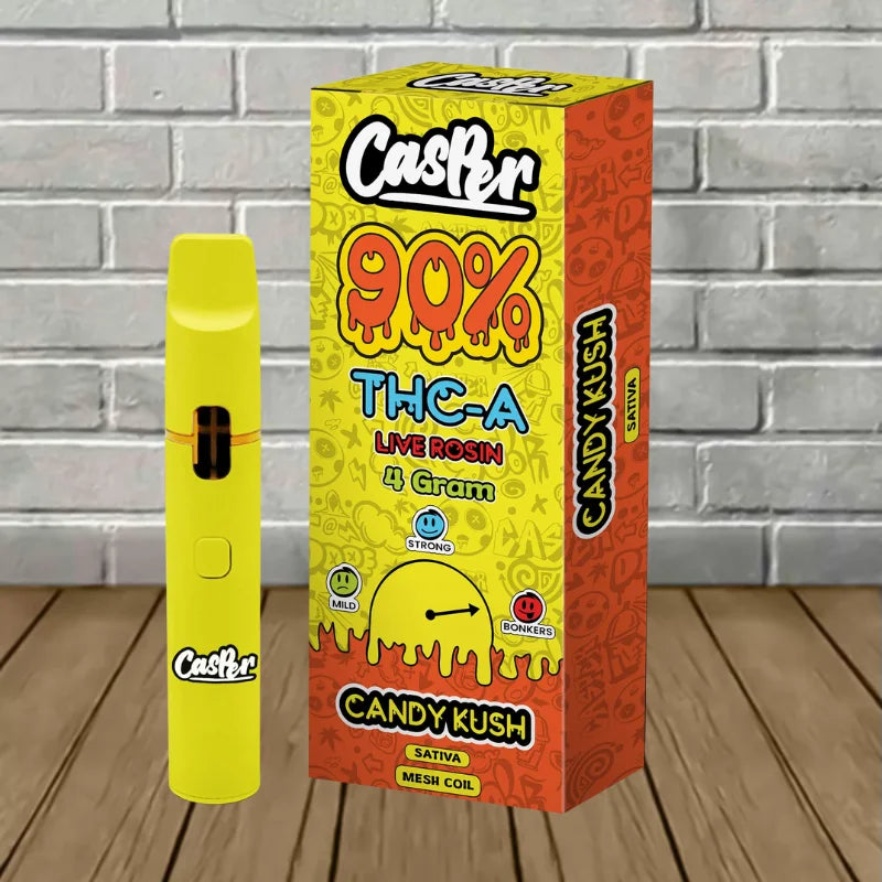 CASPER LIVE ROSIN THC-A DISPOSABLE - CANDY KUSH
