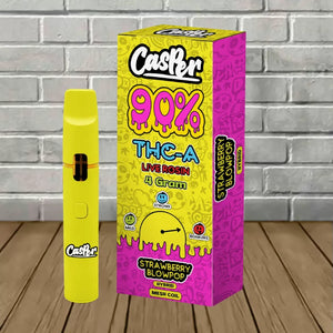 CASPER LIVE ROSIN THC-A DISPOSABLE - STRAWBERRY BLOW POP