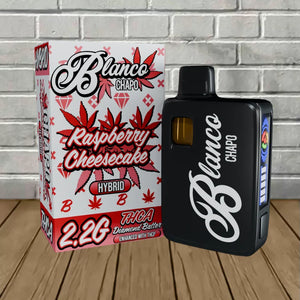 CHAPO BLANCO THC-A DIAMOND BATTER 2.2GM DISPOSABLE - RASPBERRY CHEESECAKE