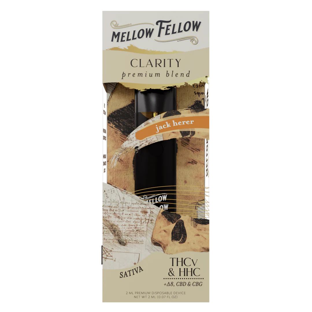 MELLOW FELLOW CLARITY BLEND THCV/HHC 2ML DISPOSABLE - JACK HERER