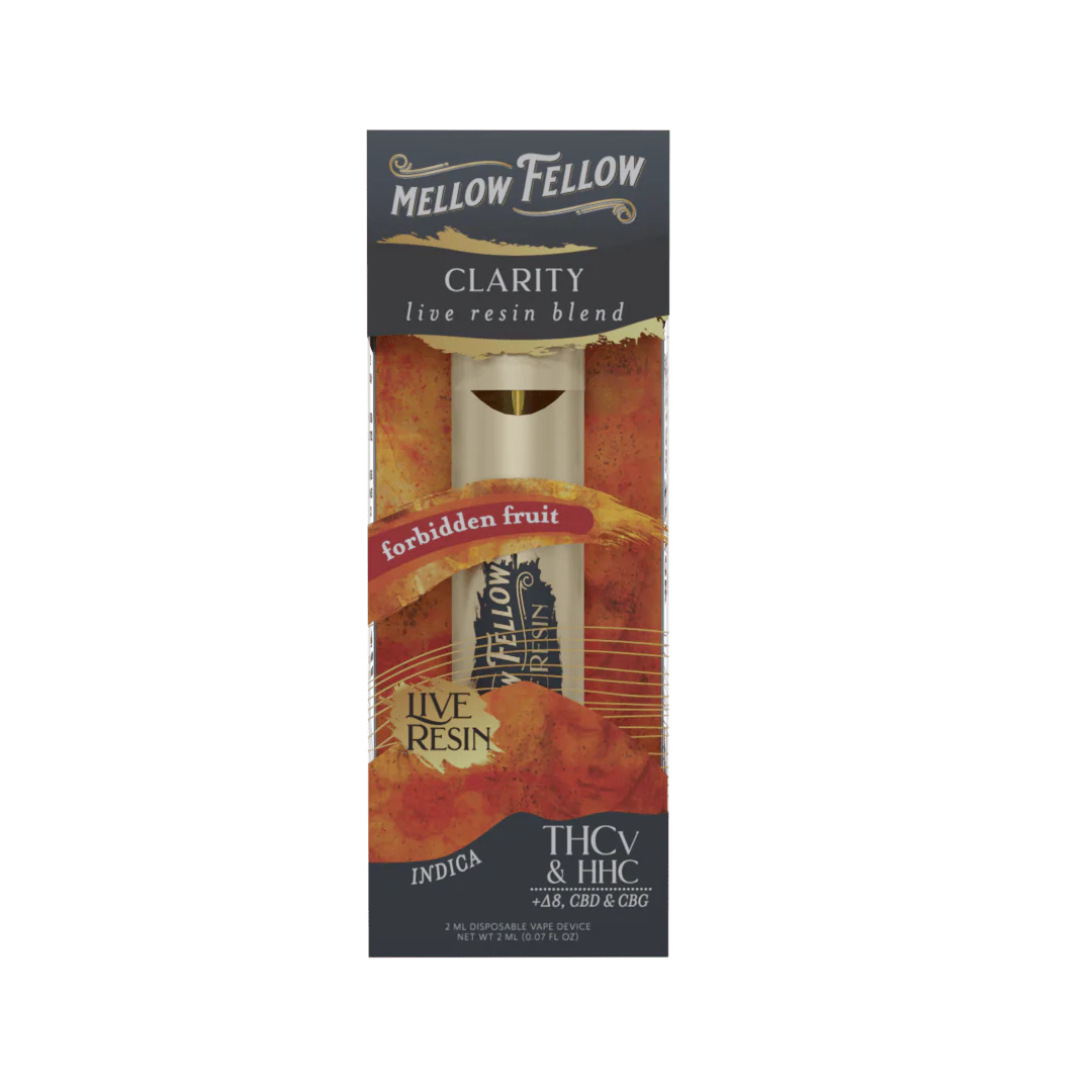 MELLOW FELLOW CLARITY BLEND THCV/HHC 2ML DISPOSABLE - FORBIDDEN FRUIT