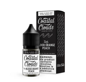 COASTAL CLOUDS E-LIQUID NIC SALT 30ML ICED BLOOD ORANGE PEACH - 50MG