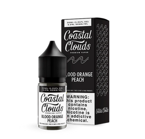COASTAL CLOUDS E-LIQUID NIC SALT 30ML BLOOD ORANGE PEACH - 35MG