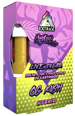 EXTRAX ADIOS LIVE SUGAR D9/THCP/A 2GM CARTRIDGE - OG KUSH