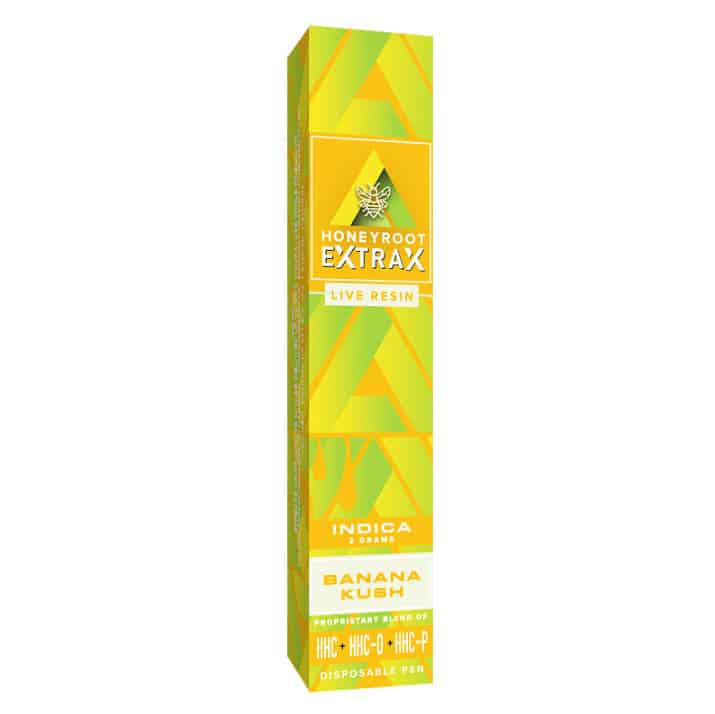 EXTRAX HONEYROOT HHC/HHCO/HHCP LIVE RESIN DISPOSABLE 2GRAM - BANANA KUSH