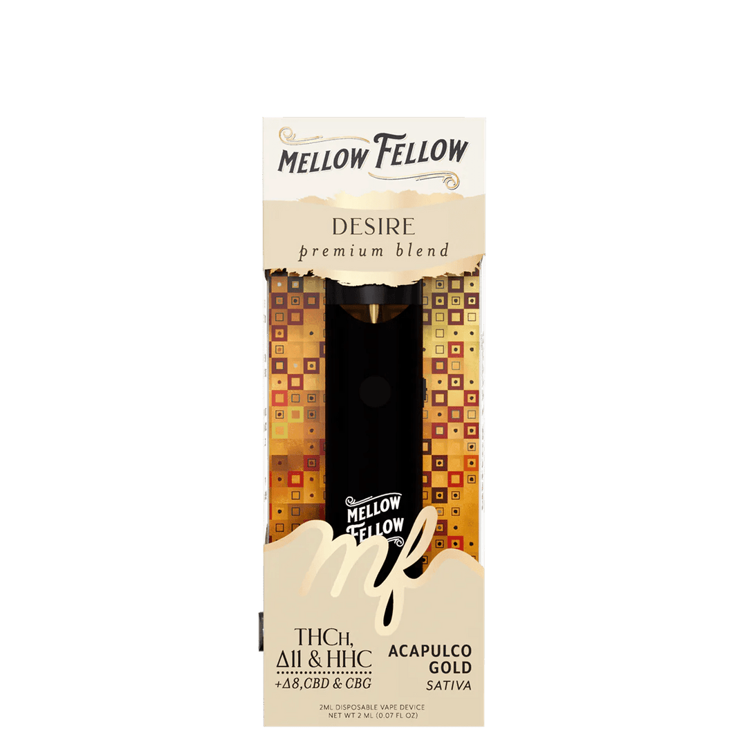 MELLOW FELLOW DESIRE BLEND THCH/D11/HHC 2ML CARTRIDGE - ACAPULCO GOLD