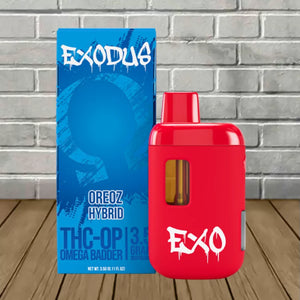 EXODUS THC+OP OMEGA BADDER 3.5GM DISPOSABLE- OREOZ