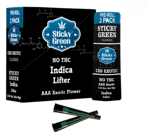 STICKY GREEN CBD EXOTIC 2CT PRE ROLL