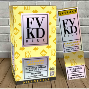FVKD BLUE LOTUS EXTRACT 3.5GM DISPOSABLE- STRAWBERRY SHORTCAKE