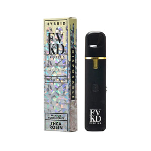 FVKD EXOTICS THCA ROSIN 3.5GM DISPOSABLE - WEDDING CAKE