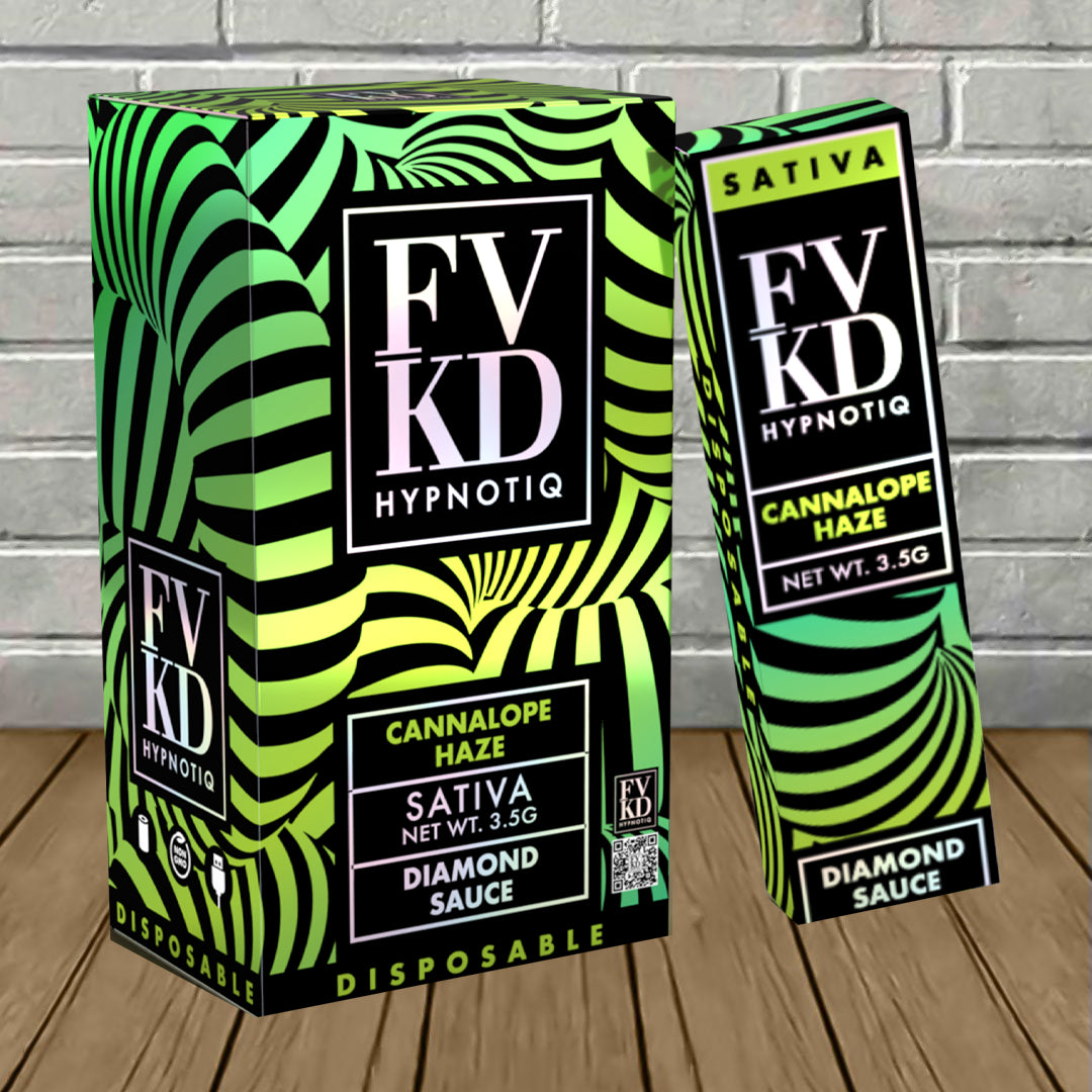 FVKD HYPNOTIC DIAMOND SAUCE 3.5GM DISPOSABLE - CANNALOPE HAZE