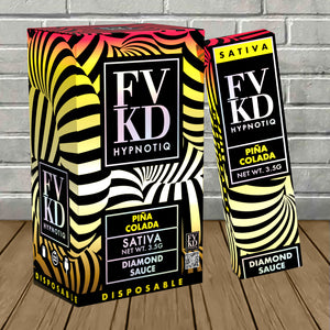 FVKD HYPNOTIC DIAMOND SAUCE 3.5GM DISPOSABLE - PINA COLADA