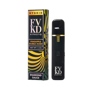 FVKD HYPNOTIC DIAMOND SAUCE 3.5GM DISPOSABLE - PINEAPPLE BUBBA KUSH