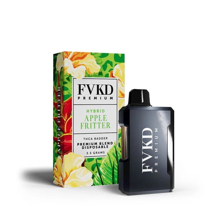FVKD PREMIUM BLEND THCA BADDER 3.5GM DISPOSABLE - APPLE FRITTER