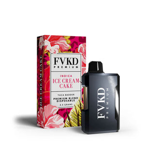FVKD PREMIUM BLEND THCA BADDER 3.5GM DISPOSABLE - ICE CREAM CAKE