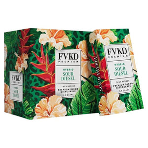 FVKD PREMIUM BLEND THCA BADDER 3.5GM DISPOSABLE - SOUR DIESEL