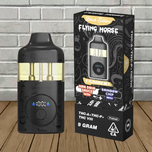 FLYING HORSE THC-A/P/VIII 3 FLAVORS IN 1 9GM DISPOSABLE - HAN SOLO/RAINBOW CHIP