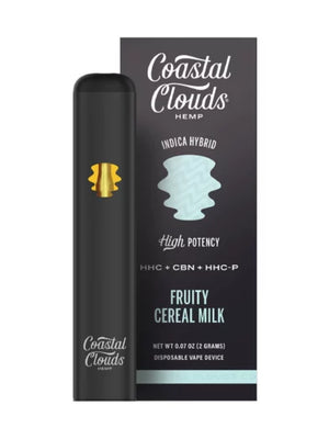 COASTAL CLOUDS HHC/CBN/HHCP 2GM DISPOSABLE - FRUITY CEREEAL