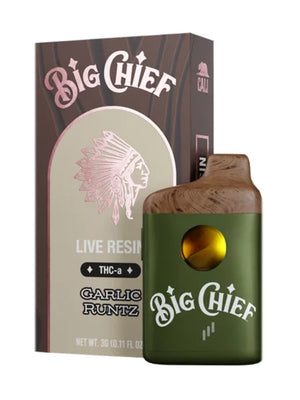 BIG CHIEF THCA 3GM DISPOSABLE - GARLIC RUNTZ