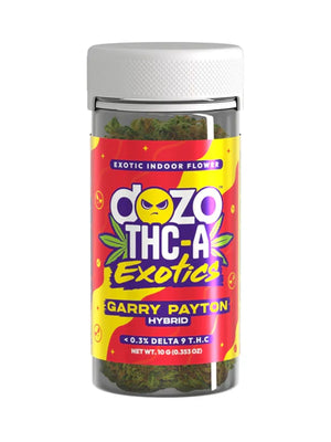 DOZO THC-A EXOTICS FLOWER 10GM - GARRY PAYTON