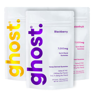 GHOST SPIRIT BLEND D8/THC/THCP 7000MG GUMMIES 20CT/PACK