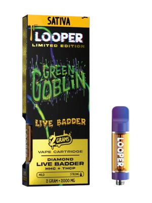 LOOPER DIAMOND LR BADDER HHC/THCP 2GM CARTRIDGE - GREEN GOBLIN