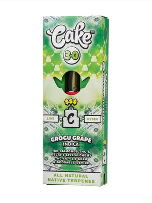 CAKE CLASSICS THCA/P 3GM DISPOSABLE - GROGU GRAPE