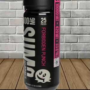 HALF BAK'D SUMO GUMMIES THCA/P/D8 10000MG 25CT/JAR