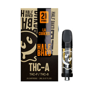 HALF BAK'D THC-A/P/B 2GM CARTRIDGE - LA COOKIES