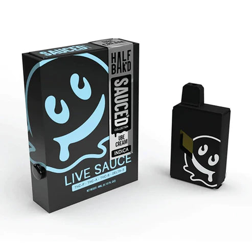 HALF BAK'D SAUCE'D THCP/A/B/D9 LR 4GM DISPOSABLE - UBE CREAM