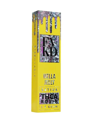 FVKD MINIS THCA ROSIN 1.5GM DISPOSABLE - HELLA JELLY